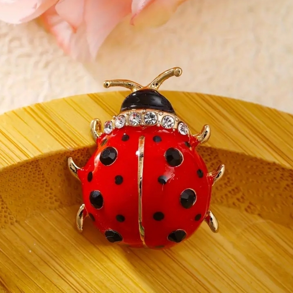 NEW!  Chic Ladybug Brooch